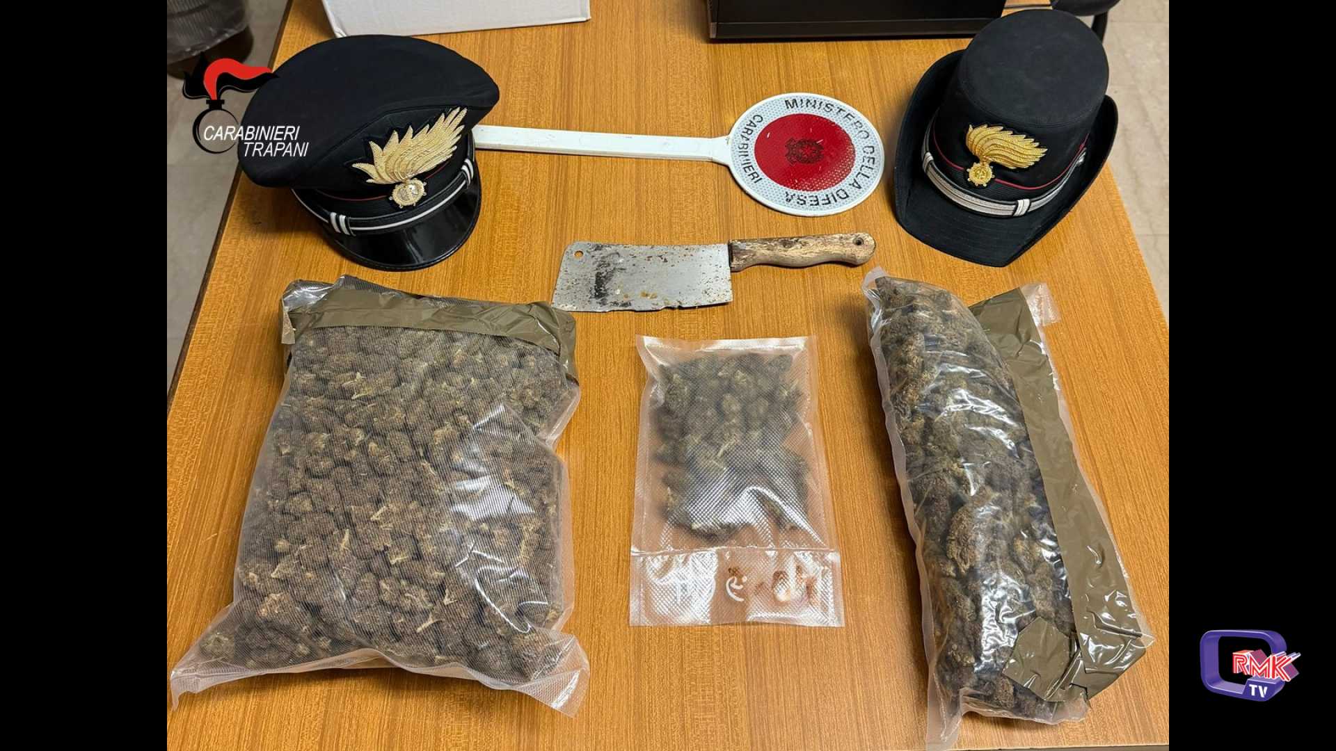  Campobello di Mazara. Oltre un kg di droga in casa nonostante gli arresti domiciliari